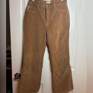 EUC DL1961 Bridget Boot Corduroy Trousers in Teddy Taupe size 29”